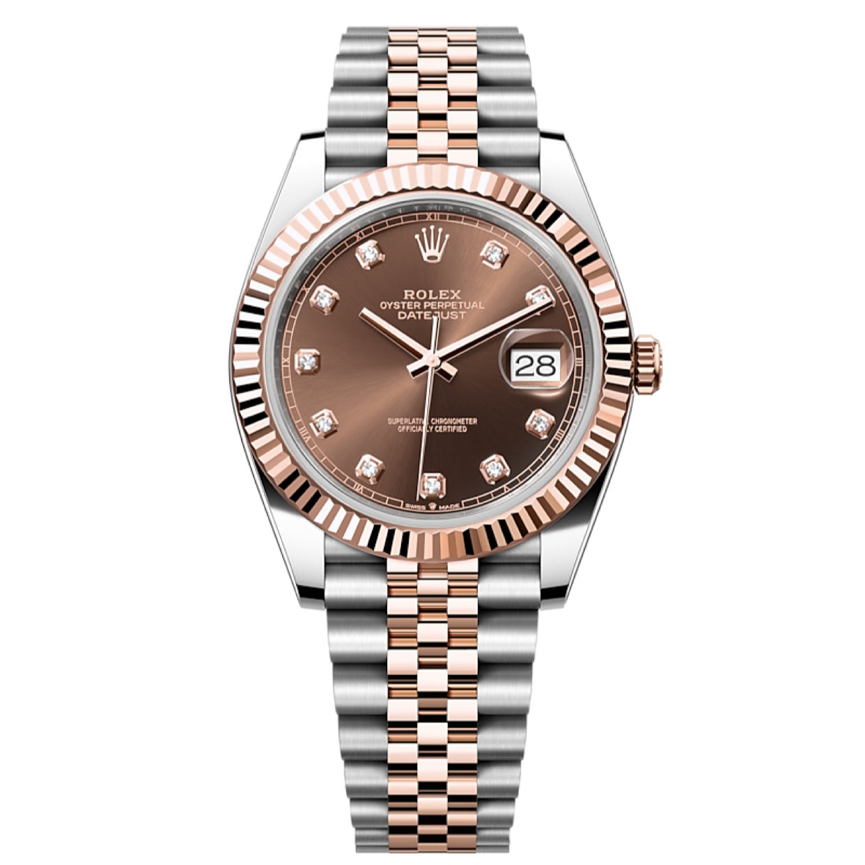 Rolex Datejust Ref. m126331-0004 automatic winding 41mm full set 2022 missing two links