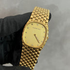Vintage Audemars Piguet yellow gold Cobra early version with diamond-set hands and markers