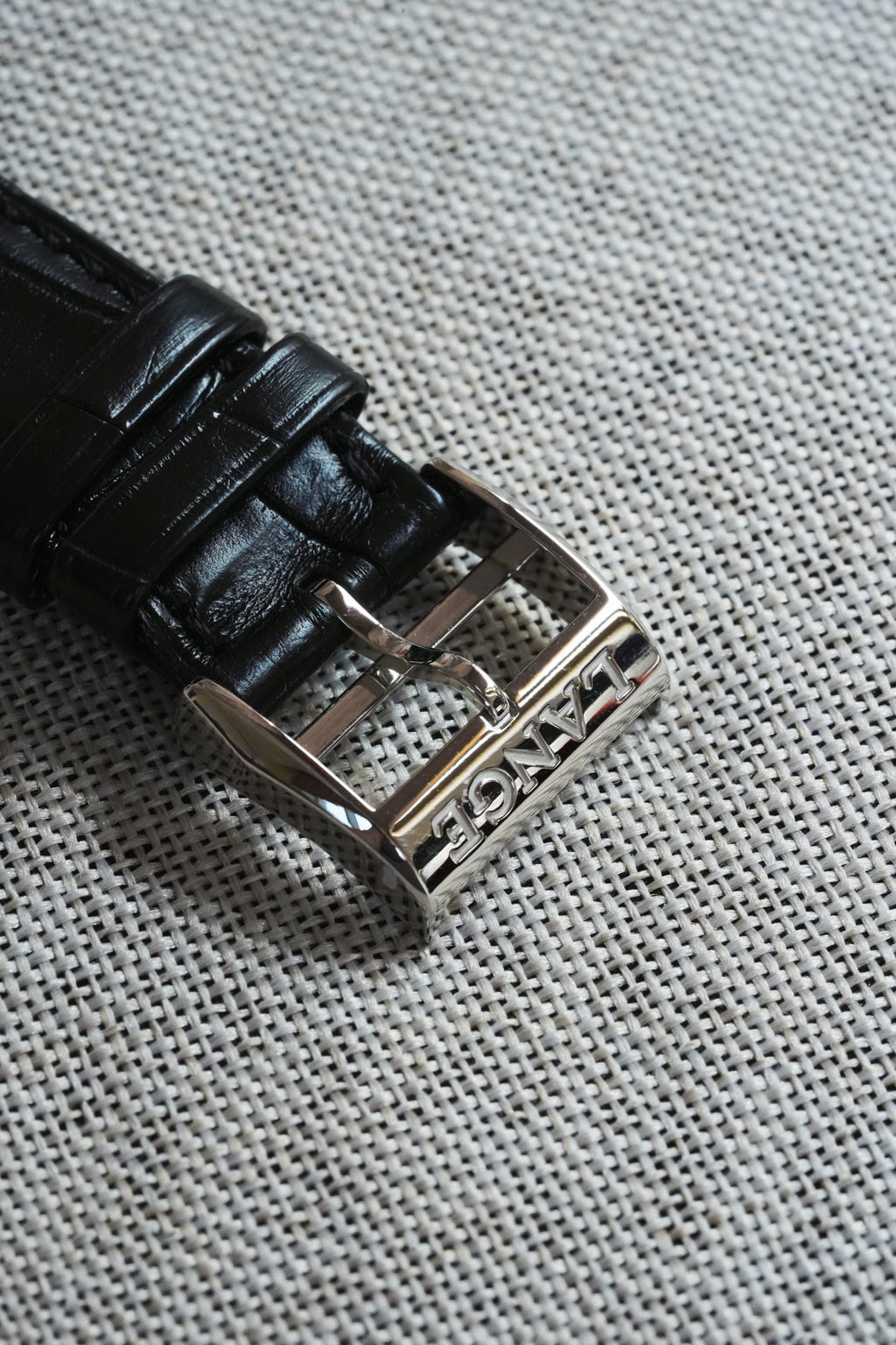 A. Lange & Söhne LANGE 1 Ref. 115.025 hand wound mechanical 950 platinum 41.9mm watch only