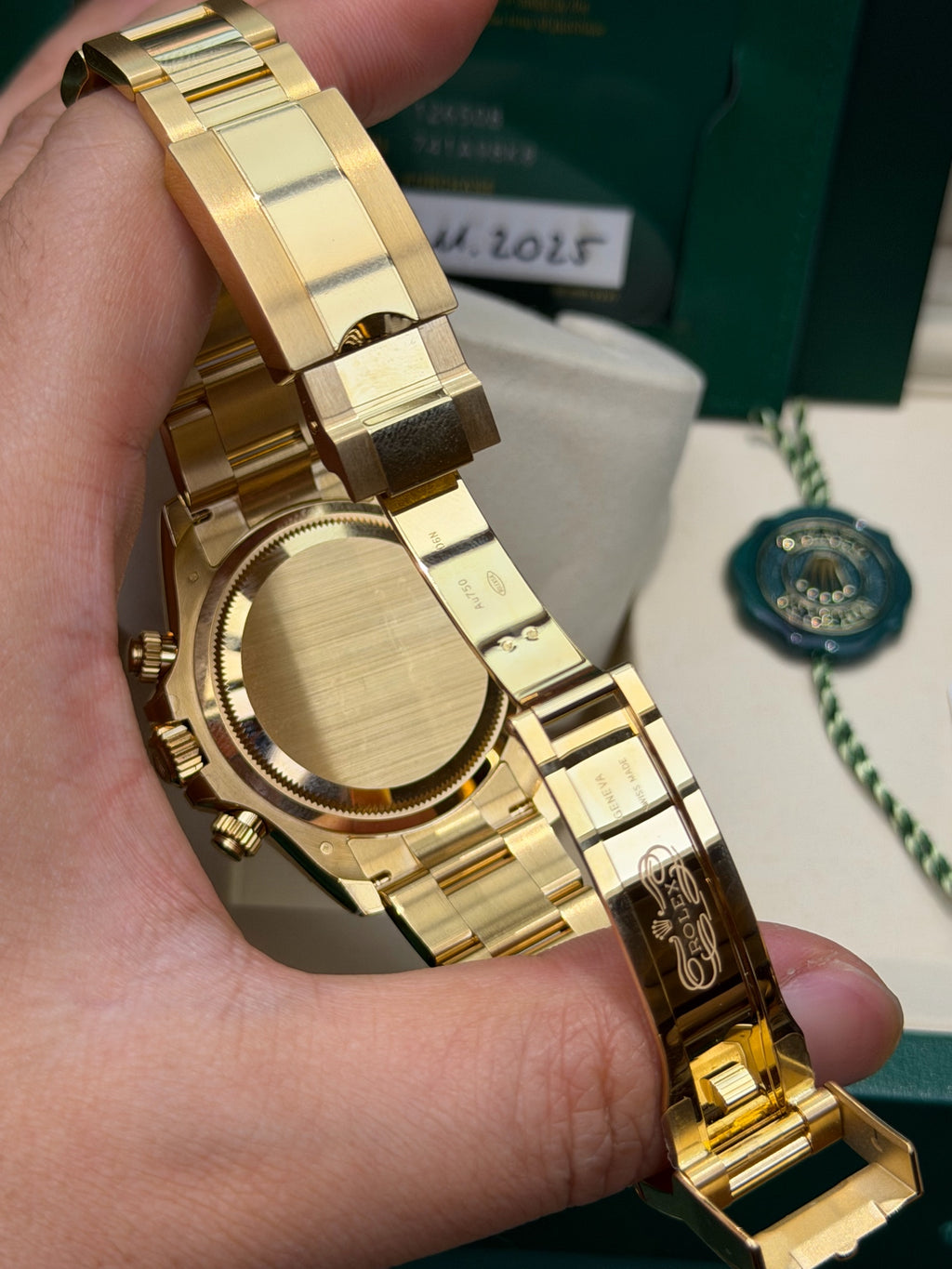 Rolex Daytona Oyster, 40mm, Gold m126508-0002 40mm 2025 full set