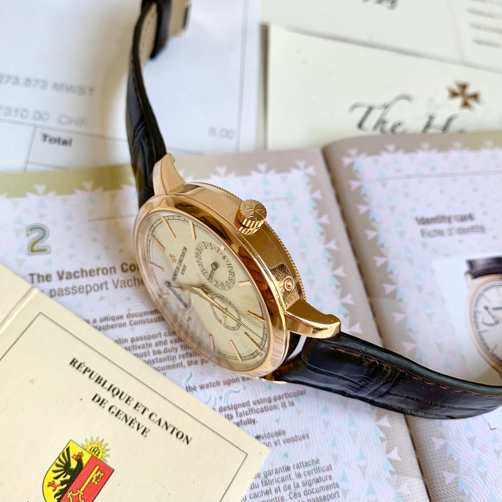 Vacheron Constantin Traditionnelle 83020 18k rose gold 2018 warranty card and receipt