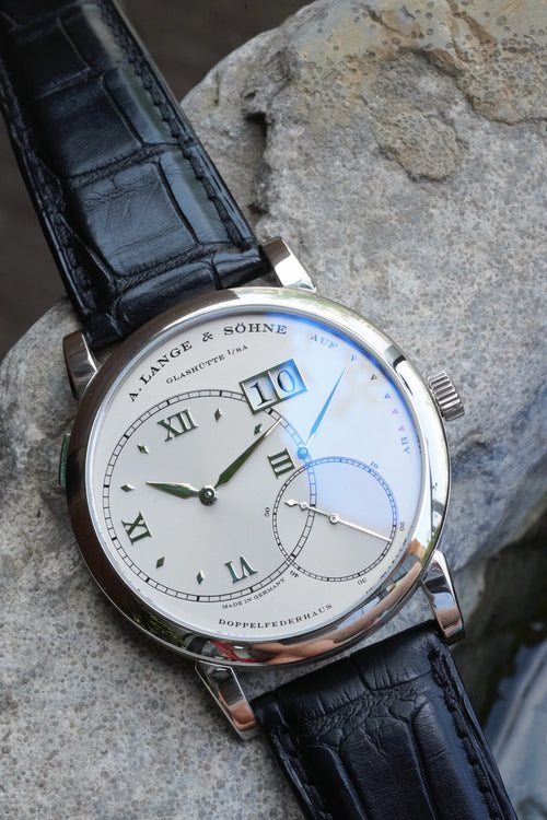 A. Lange & Söhne LANGE 1 Ref. 115.025 hand wound mechanical 950 platinum 41.9mm watch only