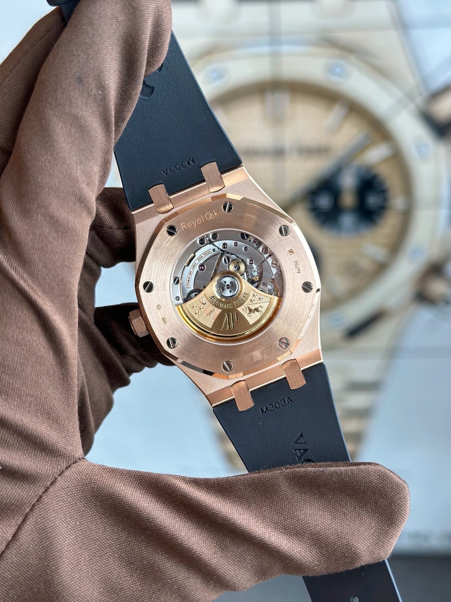 Audemars Piguet 15400or black dial watch only