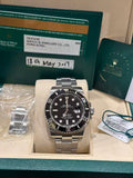 Rolex Submariner Date Ref. m116610LN-0001 automatic mechanical movement oystersteel 40mm 2017 full set full links