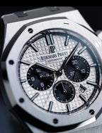 Audemars Piguet Royal Oak Ref. 26331ST white panda dial automatic mechanical 41mm watch only