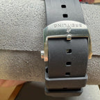 Breitling Chronomat Ref. PB0134101C1S1 automatic winding mechanical movement stainless steel and platinum 42mm retail price 79800 with 2021 warranty card