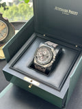 Audemars Piguet Royal Oak Offshore Ref. 26400IO.OO.A004CA.01 elephant grey titanium black ceramic 2021 full set