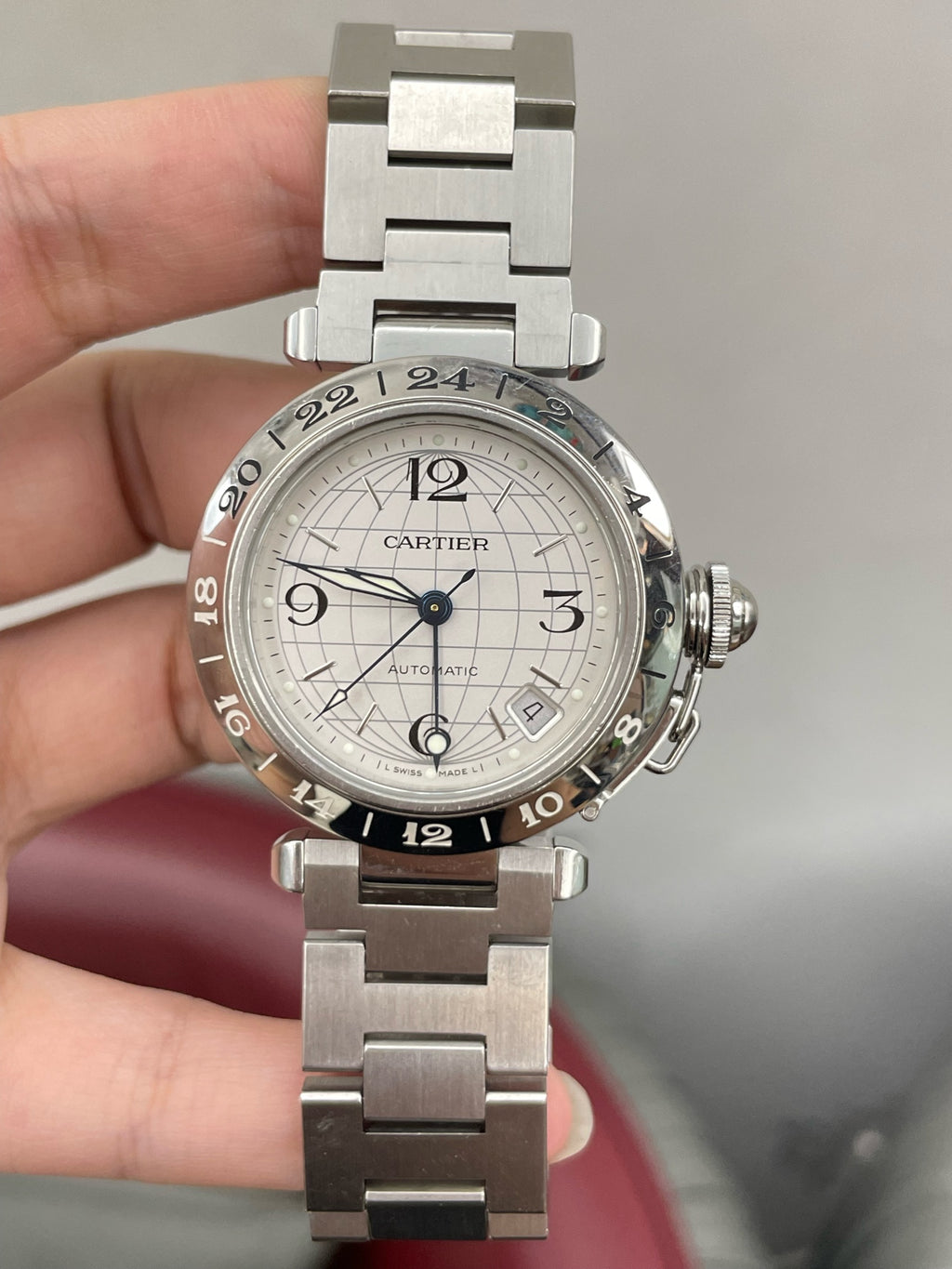 Cartier Pasha W31078M7 warranty card dated 2010